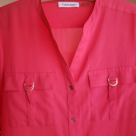 Coral Button-up - Picture 5 of 5